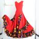  фламенко костюм Naomi Collectionnaomi коллекция платье One-piece оттенок красного оттенок черного красный чёрный полька-дот точка bo Ran te