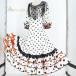  б/у BABY TEARS baby tia-z фламенко костюм tops блуза две части выставить оттенок черного оттенок белого orange серия белый чёрный orange полька-дот...