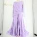  б/у PAPILLONpapiyon бальные танцы костюм платье One-piece стандартный лиловый серия lilac незначительный фиолетовый стразы гонки Dance party вечеринка...