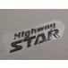 * бесплатная доставка * Ниссан оригинальный Highway Star задний эмблема Roox / Serena / Elgrand / Dayz и т.п. * наложенный платеж не возможно товар 