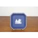  Wedgwood jasper порт Land голубой tray булавка тарелка квадратное квадратный Англия Vintage .201-2