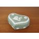  Wedgwood jasper бардачок Heart box шалфей зеленый WEDGWOOD Англия .32-2