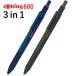 Rotring/���b�g�����O 600 3in1 ���@�\�y��/2�F�{�[���y��+�V���[�v/�}���`�y�� �u���[/�O���[��