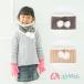  защита горла "neck warmer" Kids для детский Junior для для мальчика для девочки в клетку национальный флаг рисунок чёрный лента рисунок подкладка боа имеется симпатичный бесплатная доставка 
