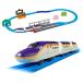  Plarail объединенный!E8 серия ...& Tomica арка . порез комплект электропоезд Shinkansen машина tomi карри ru дорожное полотно машина игра простой комплект детали машина объединенный детали....