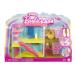  Mini Barbie Land Dream house ( голубой * желтый ) игрушка ... ребенок 6 лет 