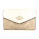  Coach футляр для визитных карточек *COACH* заслонка футляр для карточек signature парусина Sand / воздушная заслонка CZ272 IMXDM[ подарок упаковка возможно ]