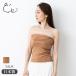  шелк стрейч Bear небо . cup имеется tube top сделано в Японии женский Brown M