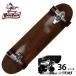  skateboard long skateboard skateboard long ske Carving WOODY PRESS woody Press Surf skate s luster 3 Complete 36 -inch BROWN