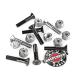  скейтборд скейтборд винт INDEPENDENT SCREW 8PCS/PACK плюс BLK/SILVER винт 