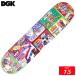  скейтборд панель ti-ji-ke-DGK LOGO FROST DECK SIZE 7.5 skatebaord скейтборд 26SS