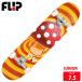  Junior скейтборд f "губа" Complete FLIP POP SHROOM ORANGE DECK 7.5 конечный продукт skateboard скейтборд скейтборд 