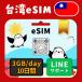 �y��peSIM�z10���ԁ^3GB�iday�j�^�ŒZ�������s�^���{�l�ɂ����SLINE�T�|�[�g�^�L������90���^�f�[�^�ʐM��p�^Taiwan Mobile