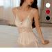  baby doll длинный sexy Ran Jerry тонкий накладка имеется часть магазин надеты салон одежда атлас гонки naiti топ нижнее белье нижнее белье slip неглиже маленький pra 