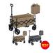  есть перевод Quick кемпинг QUICKCAMP тележка для багажа уличный Wagon QC-CW80-T серый QCOUT уличный Carry . пачка тип складной ребенок уличный 