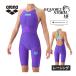  Arena arena рейсинг One-piece леггинсы AS6SRC02L PPEM лиловый × изумруд женский купальный костюм купальный костюм открытый задний верх рейсинг 