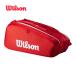  Wilson Wilson super Tour Wilson красный 9PK WR8036701001 теннис сумка чехол для ракетки обувь одежда сумка портфель .. соревнование тренировка бадминтон 
