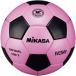 ミカサ（MIKASA） サッカー 5号 検定球 貼り ピンク/黒 SVC5500-PBK 公式試合球 サッカーボール 中学生 高校生 大学生 一般用