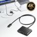 USB Type-C HDMI �ϊ��A�_�v�^ USB A�|�[�g 4K/60Hz PD140W �P�[�u����50cm USB�n�u MacBook iPad Pro�Ή�AD-ALCPHDPD02 �l�R�|�X�Ή�