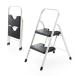  ограниченное количество стремянка 2 уровень легкий стремянка складной тонкий компактный место хранения подножка стальной крепкий грузовик подниматься и опускаться оборудование кузов подниматься и опускаться EEX-KYA2