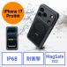 iPhone17Pro �ɿ�ϡ��ɥ����� �Ѿ׷� IP68 �ɿ� MIL���� �׷�ۼ� MagSafe�б� �ʰץ�����ɵ�ǽ �磻��쥹���� �����ɿ� EZ2-SPC045WP �ͥ��ݥ��б�
