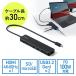 USB�^�C�vC���o�C���h�b�L���O�X�e�[�V���� �����O�P�[�u�� 7in1 4K/60Hz�Ή� HDMI SD/microSD USB�~2 PD100W LAN EZ4-HUB090BK