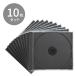  пластиковый кейс 10 шт. комплект Blu-ray DVD CD место хранения черный FCD-PN10BKN Sanwa Supply 