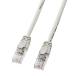 LAN кабель Cat 5e 2m светло-серый LKB5Y-02N Sanwa Supply кошка pohs соответствует 