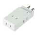  Elpa (ELPA) compact ответвление молниезащита розетка разветвитель . защита 4 выход 15A 125V swing штекер A-CT004SB(W)
