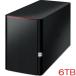NAS �Хåե����� LinkStation for SOHO LS220DN0602B [LinkStation 3ǯ�ݾ� RAID���NAS 6TB]
