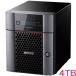 NAS バッファロー TS6400DN0404 [TeraStation TS6000 4ベイ デスクトップNAS 4TB]