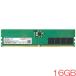 ǥȥåPCѥ ȥ󥻥 JM5600ALE-16G [16GB JetRam DDR5 5600 Unbuffered DIMM 1Rx8 (2Gx8)x8 CL46 1.1V 288pin]