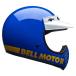 BELL �x�� MOTO-3 CLASSIC �w�����b�g / �u���[�E�z���C�g�E�C�G���[ �֘A�摜2