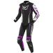 Berik.likMonza женский One-piece кожа костюм / черный * лиловый 