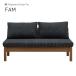 150 LD стул famFAM ширина 150 MBR medium Brown B разряд обеденный обеденный стол обеденный салон из дерева living обеденный sy-d