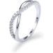  ring ring lady's ring zirconia silver mirror finish brass Eternity ring silver color 9 number 11 number 13 number 15 number fashion ring stone clear color 