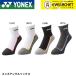 [LINE дополнение .5%OFF купон распространение средний ][ самый короткий отгрузка ] Yonex YONEX носки мужской лодыжка носки 19238 25-28cm бадминтон * теннис * soft теннис 