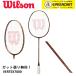 [LINE дополнение .5%OFF купон распространение средний ][ струна плата * обивка плата бесплатный ] Wilson Wilson бадминтон ракетка VERTEX7000 WR154011S2 бадминтон [ самый короткий отгрузка ]