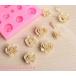  роза цветок 10 шт Heart силикон mold resin aroma Stone ручная работа мыло свеча полимерная масса для моделирования orugo Night катануки type 