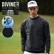 [DIVINER GOLF] Golf футболка Golf одежда мужской бренд mok шея зима тянуть over белый .. предотвращение тренировочный -тактный re