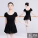 балет Leotard юбка имеется взрослый Junior короткий рукав есть .. чувство прекрасный линия простой урок надеты 