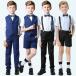  ребенок лучший комплект весна лето осень костюм мужчина 4 модель ребенок Kids костюм формальный ребенок смокинг полоса верх и низ в комплекте подтяжки лучший 