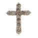 K18YG желтое золото колье верх Brown бриллиант 0.3ct Cross 10 знак . узор [ новый товар с отделкой ][zz][ б/у ]