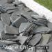  Stone chip серый Oribe g Rige o20kg(10kg×2 пакет ) большой гравий класть камень защита от сорняков .. меры цветок . растение. основа chip материал DIY симпатичный 