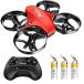 EXALFA-Import Div.のPotensic A20 Mini Drone for Kids, RC Nano Quadcopter with Altitude Hold Red