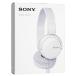 SONY производства воздухо-непроницаемый type складной наушники MDR-ZX110 (W) белый [ управление :1100049711]