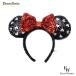  minnie Katyusha Heart dot black spangled Disney resort limitation Mickey. ...