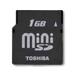 TOSHIBA miniSDカード(1GB) MSD-N001GT