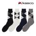  Kasco a-ga il рисунок низ пирог ru носки мужской CPS-004 носки Golf Kasco