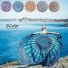  round beach tao ruby chi mat yoga mat feather weave shoulder .. rug rug leisure seat chiffon large size shape Circle interior miscellaneous goods large 